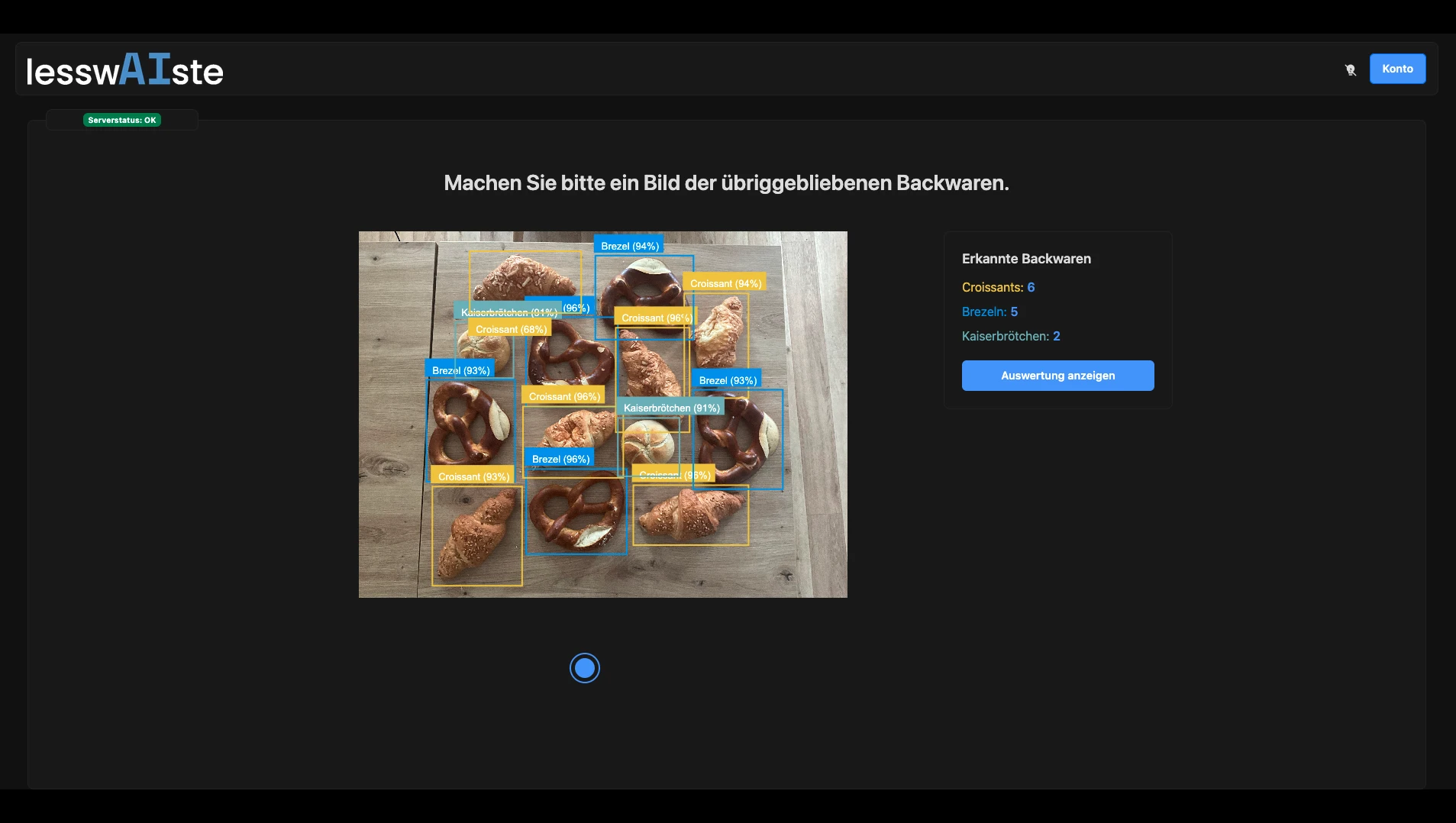 Regognized Bakery items